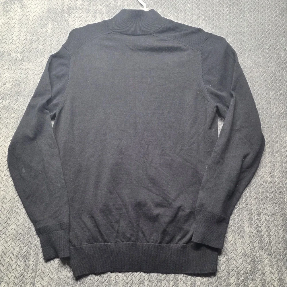 Ben‎ Sherman Men’s Track Jacket XL Mod Fit Full Zip Black Cotton ME10726 NEW